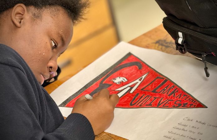 student drawing