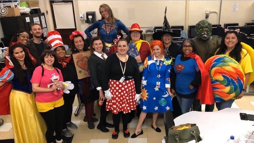  clippert teachers in costumes