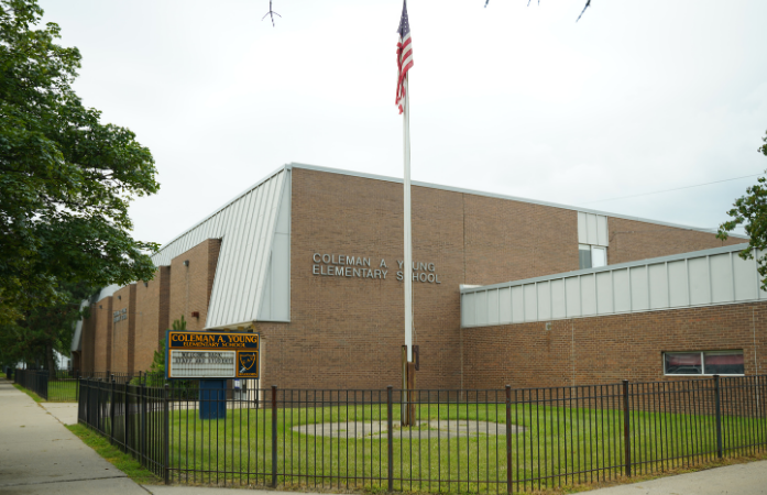  image of the outside of Coleman A Young