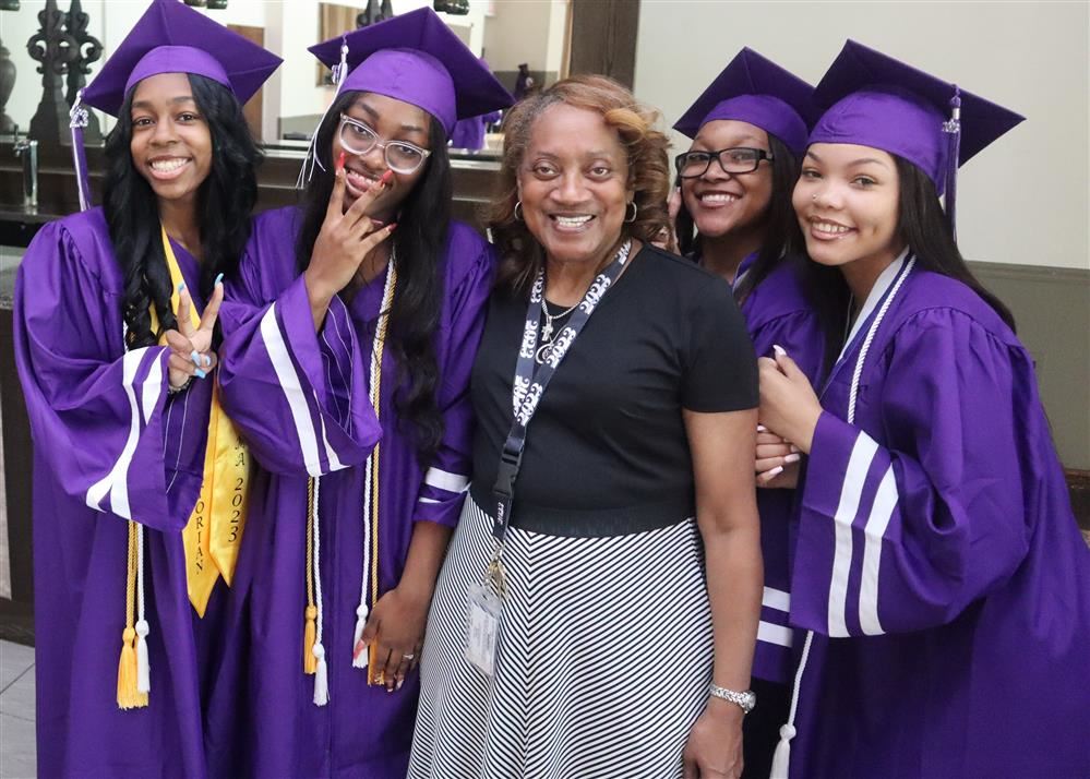  CMA students at graduation 