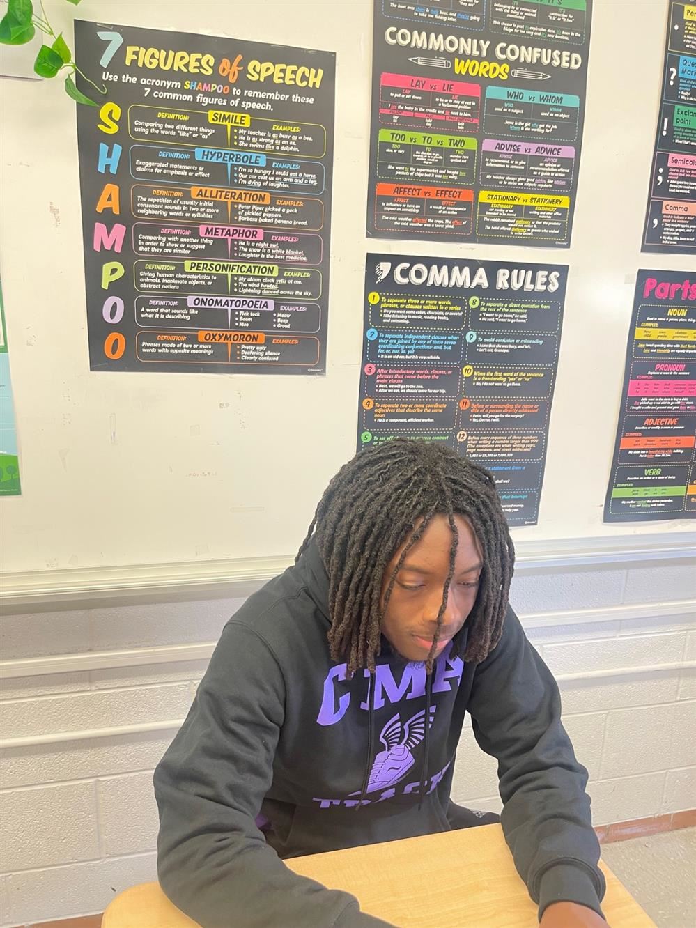  Student working on Computer