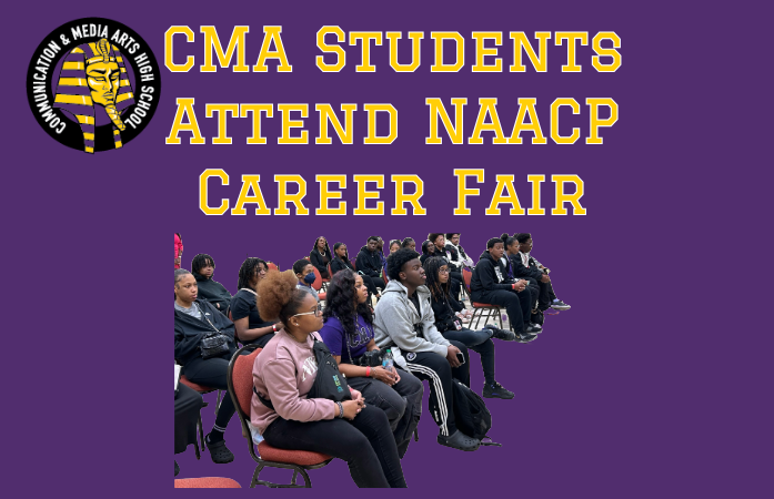  Students sitting during career fair