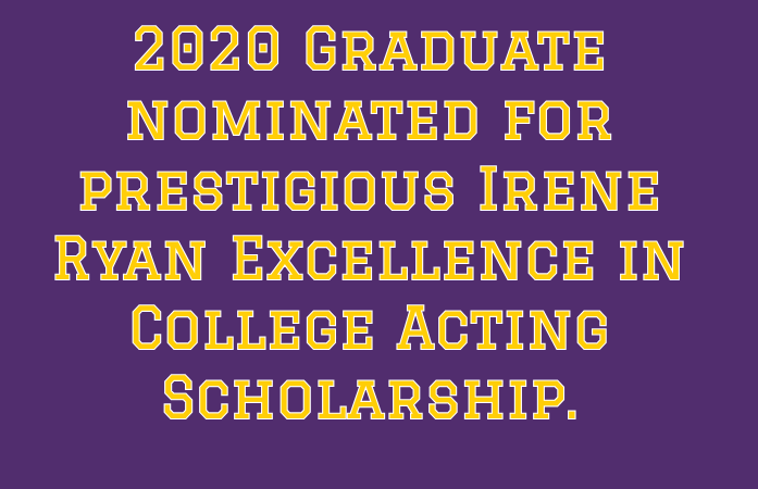  CMA Graduated Honored with Acting Award