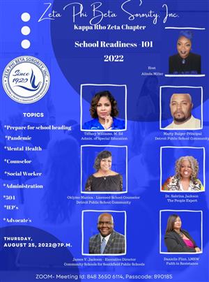 School Readiness flyer