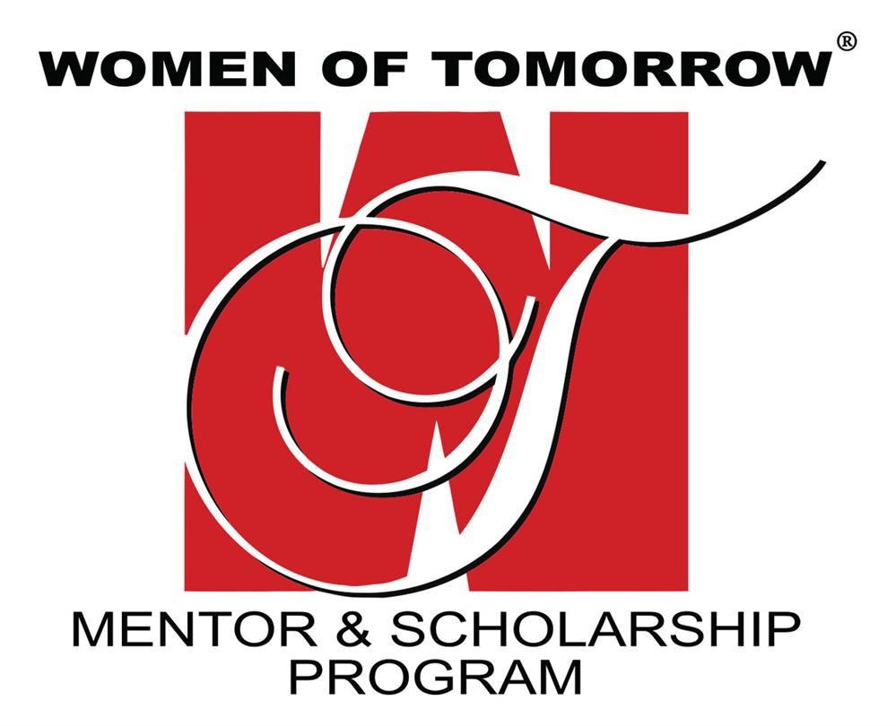  Women of Tomorrow Mentoring red and white logo