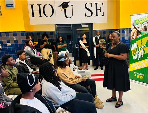 Kentucky State Visits Denby High School