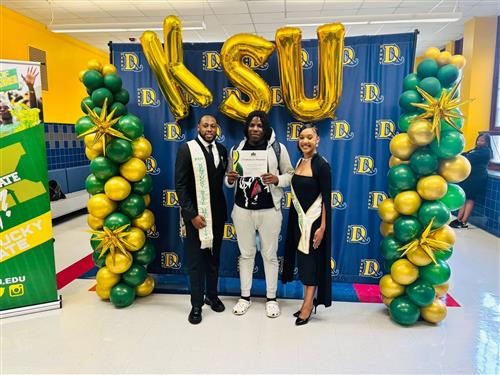 Kentucky State Visits Denby High School