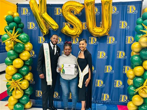 Kentucky State Visits Denby High School