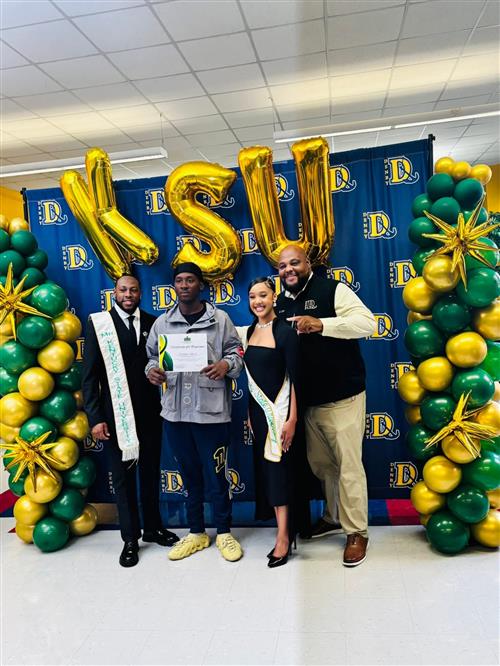 Kentucky State Visits Denby High School