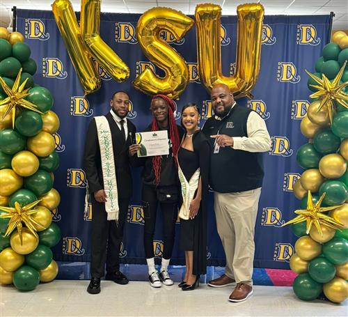 Kentucky State Visits Denby High School