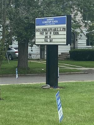 School Sign