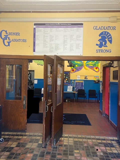 Entry way to school