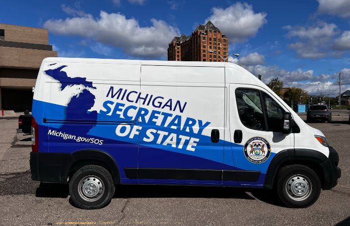 Michigan Secretary of State Mobile Van