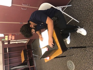Student working Student working