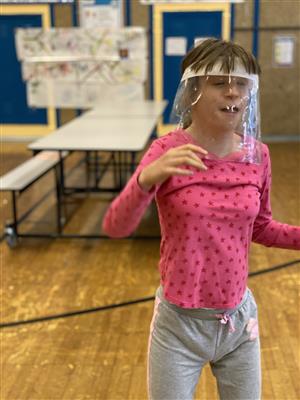 Student dancing