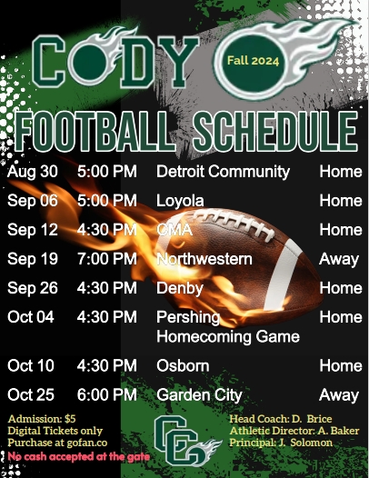 2024 25 Football Schedule