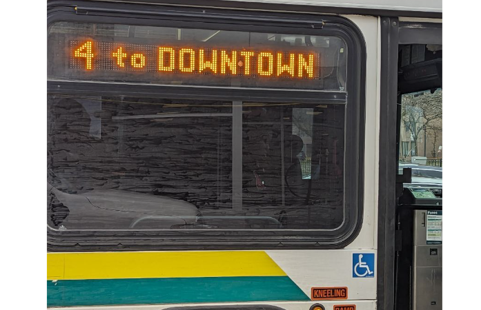  DDOT Bus Sign