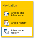 Attendance history navigation