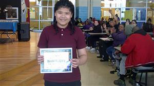 student receives honors awards