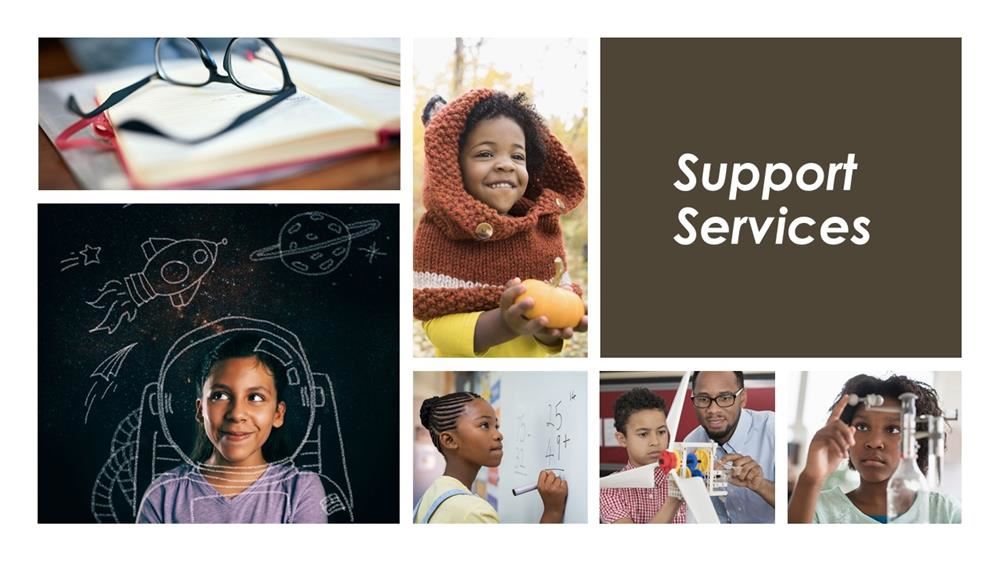  collage of support services 