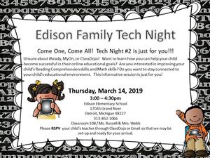 tech night flyer 