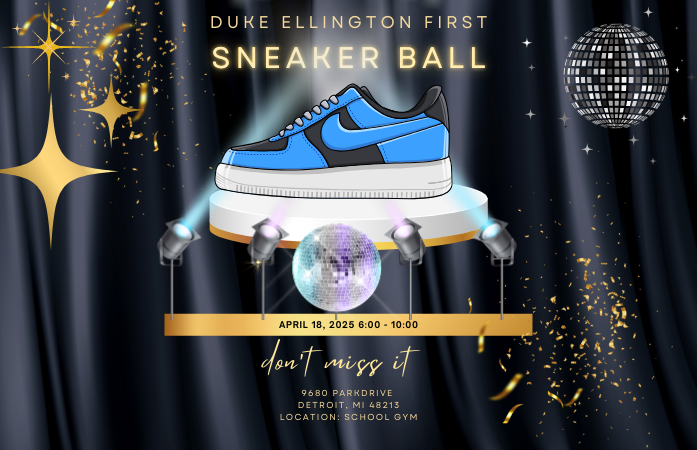  A poster for a sneaker ball 