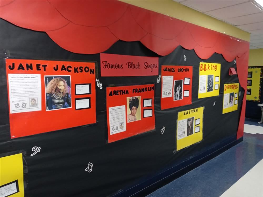 black history month wall