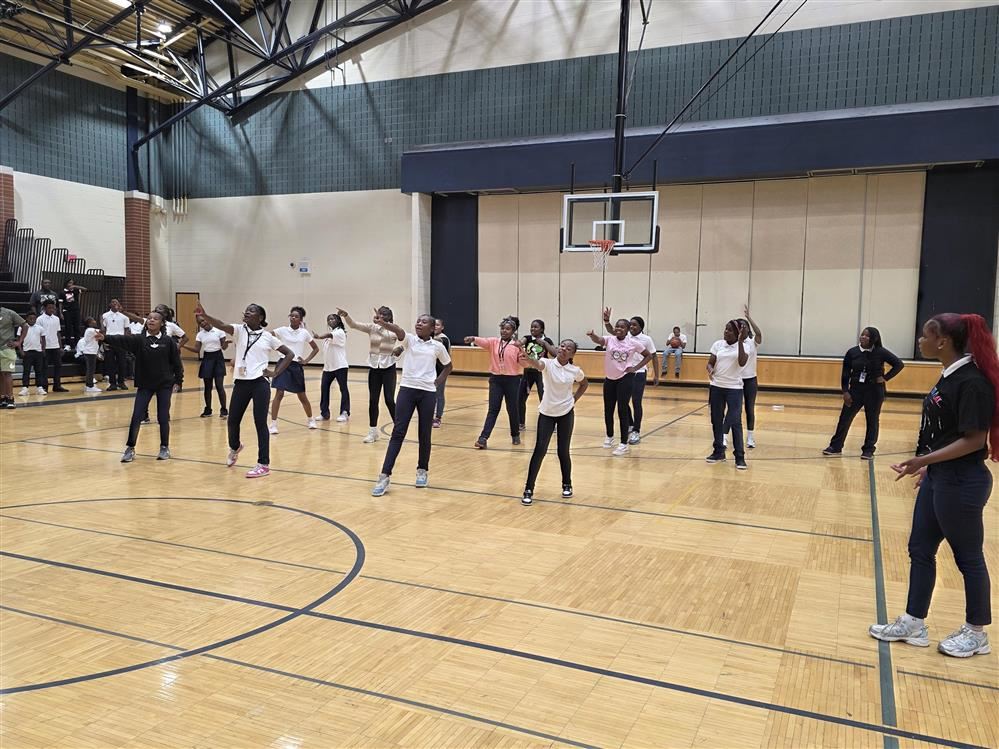  Student Dancing in gym
