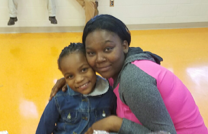  Mother with daughter