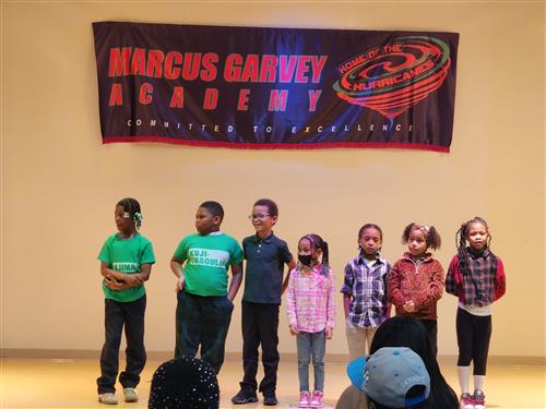 Students singing