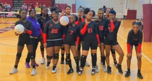  Middle school Girls Volleyball Team