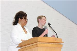 Male Intern speaking 