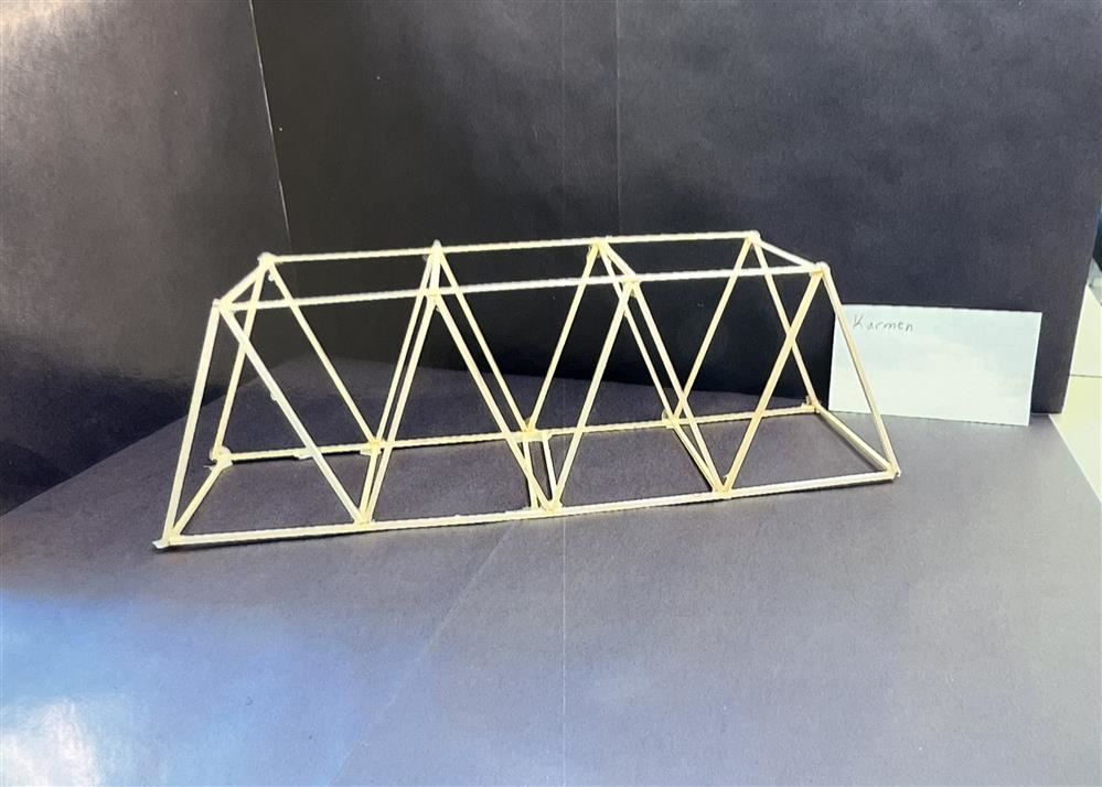  Wooden model Truss bridge