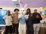 7th graders with bunny