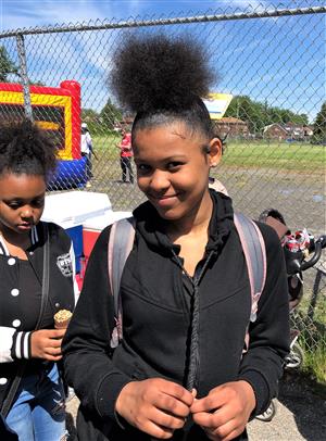 Another 8th grader on her last fun day 