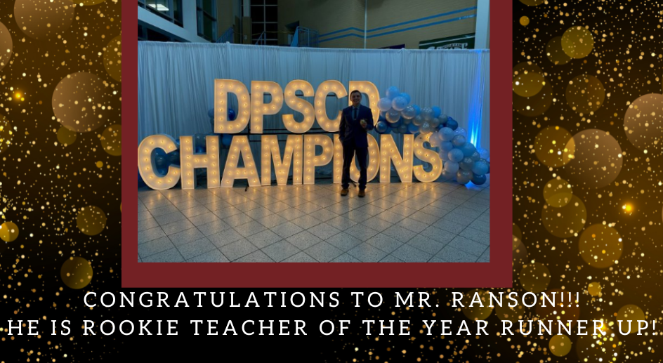  Congratulations Mr. Ranson!