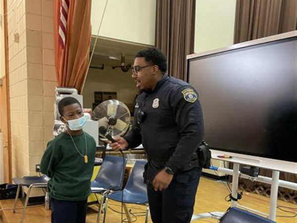 students enjoy an anti-bullying assembly
