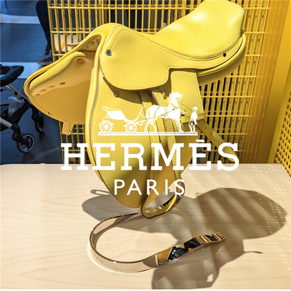 Yellow Hemes Satchel Bag 