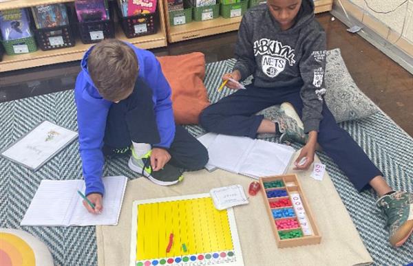 Work with decimals.