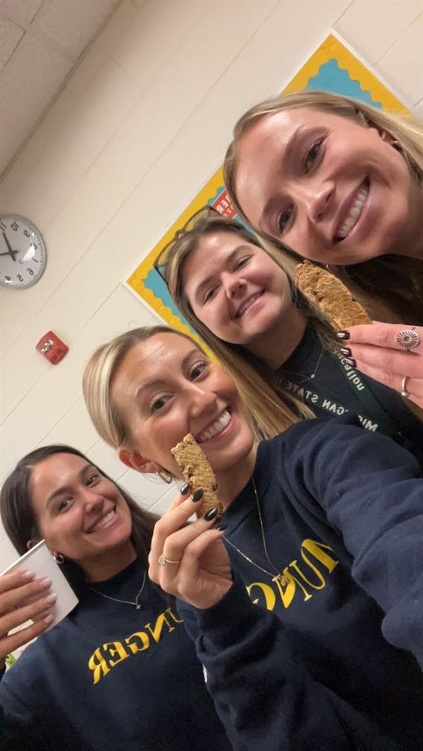 Teachers enjoying coffee